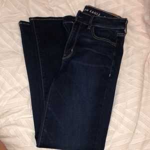 NWT AEO hi-rise flare jeans